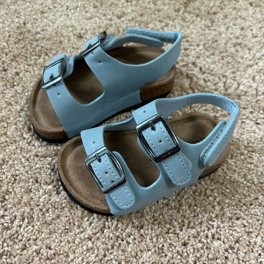 Lucky Brand Light Blue Toddler Sandals